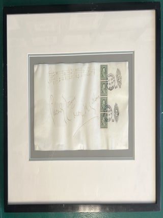 Item #321931 Autograph Musical Quotation Signed. George H. COHEN