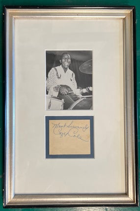 Item #321939 Signed Card. Cozy COLE