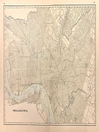 Item #321967 Map of Philadelphia. George F. CRAM