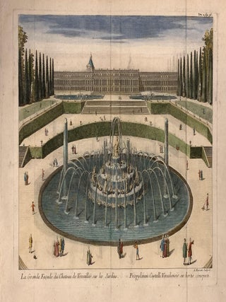 Item #322156 La Grande Facade du Chateau de Versailles sur les Jardins. Antoine HERISSET