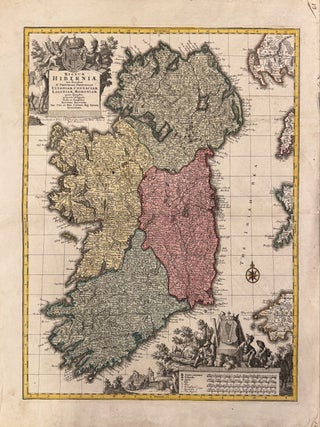 Item #322283 Regnum Hiberniae, tam Secundum IV Provincias Principales Ultoniam, Connaciam,...