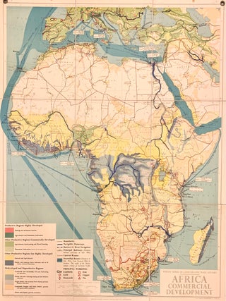 Item #322535 Philips' Series of Comparative Wall Atlases: Africa Commercial Development....