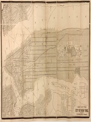 Item #322559 Map of the City of New York. J. F. TROW