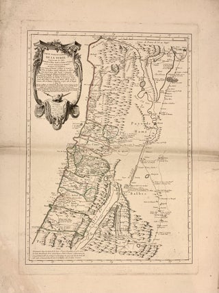 Item #322580 Carte Particuliere de la Syrie comprise entre les villes d'Antioche et Alep, Seyde...