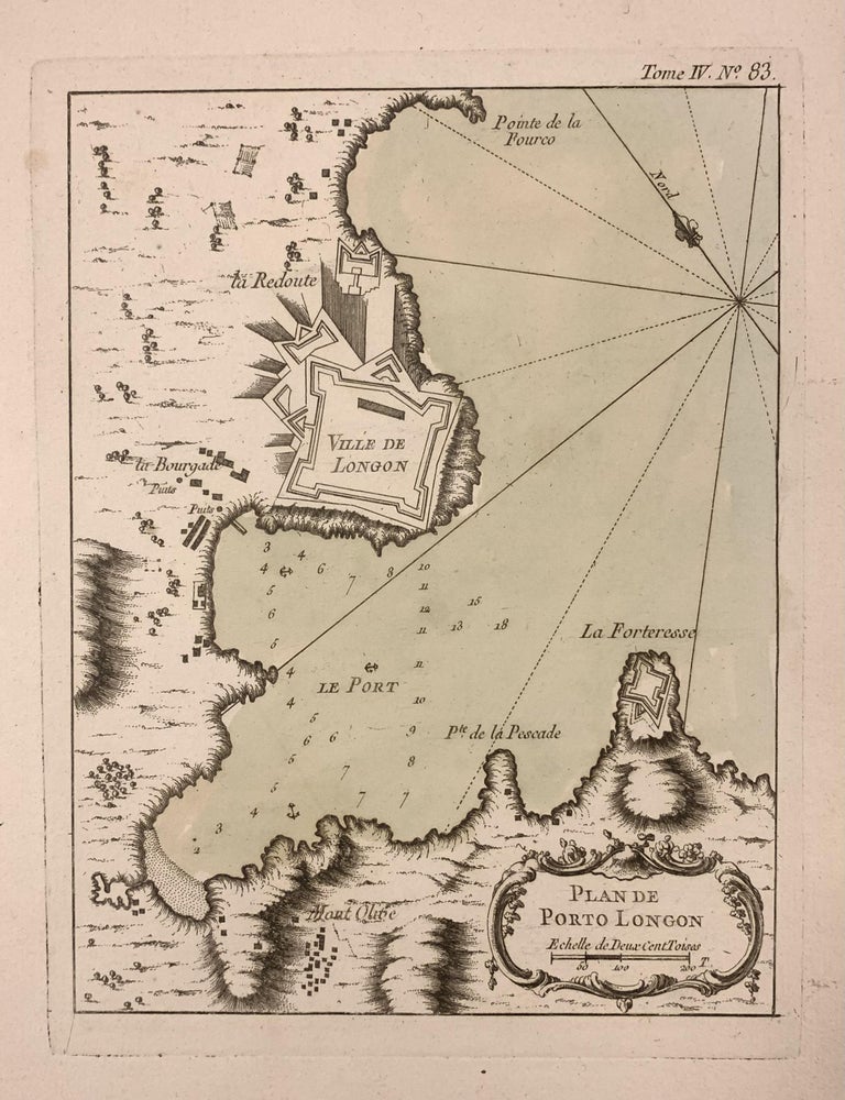 Item #322754 Plan de Porto Longon. Jacques Nicolas BELLIN.
