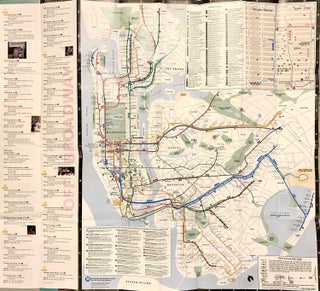 Item #322767 Theaters of New York City Subway and Bus Guide. Metropolitan Transit Authority
