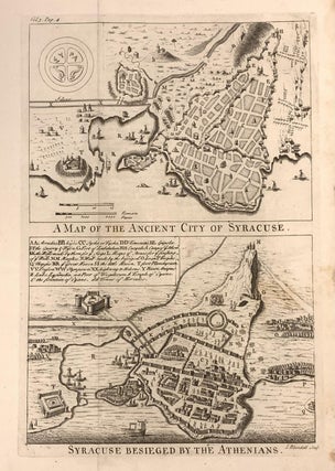 Item #322882 Map of the Ancient City of Syracuse. John BLUNDELL