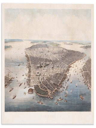 New-York; Bird's eye view of New York