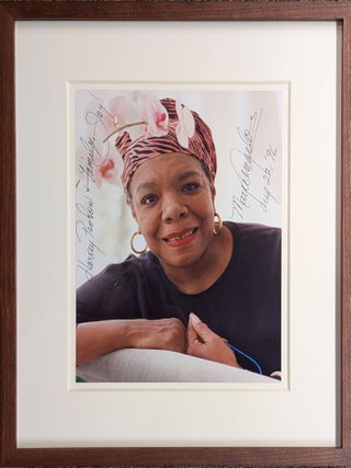 Item #323162 Signed Photograph. Maya ANGELOU