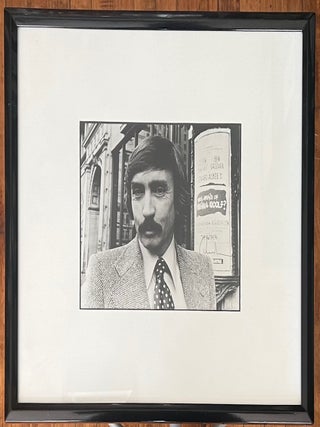 Item #323181 Large Black & White Photograph, Signed. Edward ALBEE