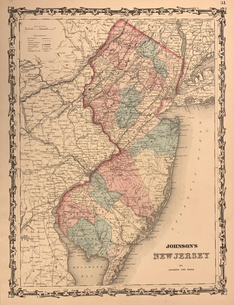 Item #323291 Johnson's New Jersey. JOHNSON, WARD.