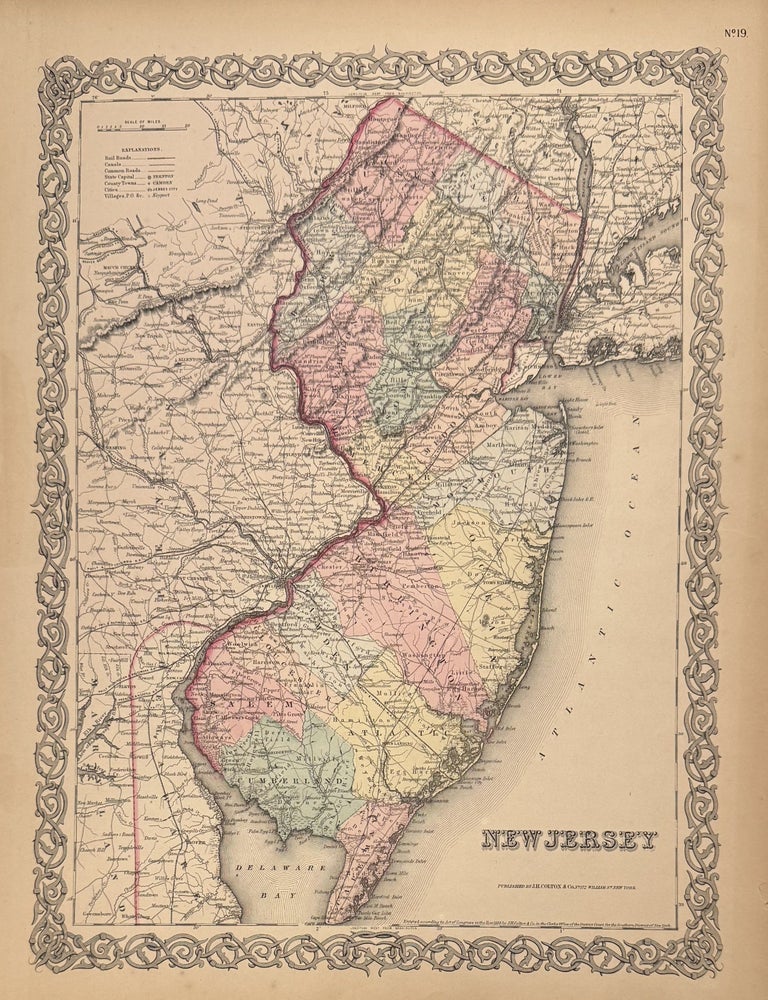 Item #323318 New Jersey. J. H. COLTON.