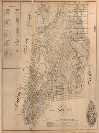 Item #323337 Plan of the City of New York Drawn from Actual Survey by Casimir Th. Goerck and...