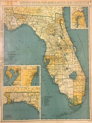 Item #323377 Rand McNally Standard Map of Florida. Rand McNally, Co