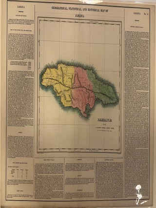 Item #323869 Geographical, Statistical, and Historical Map of Jamaica. CAREY, LEA