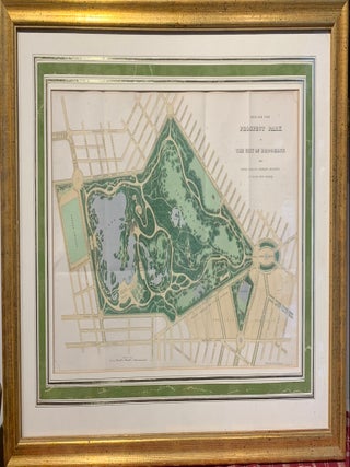 Item #323879 Design for Prospect Park as Proposed to be Laid Out for the City of Brooklyn....