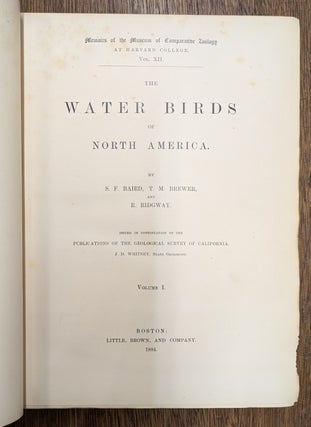 The Water Birds of North America.