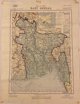 Item #324445 Province Map of East Bengal. SURVEY GENERAL OF PAKISTAN