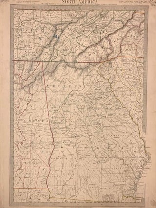 Item #324505 North America Sheet XII. Georgia with Parts of North & South Carolina,...