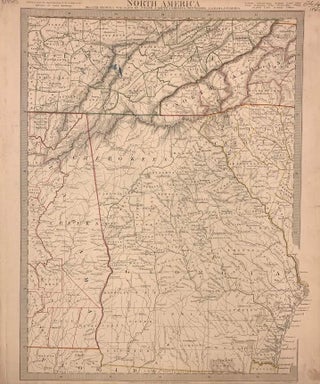 Item #324505 North America Sheet XII. Georgia with Parts of North & South Carolina,...
