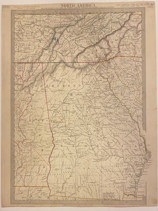 Item #324629 North America Sheet XII. Georgia with Parts of North & South Carolina,...