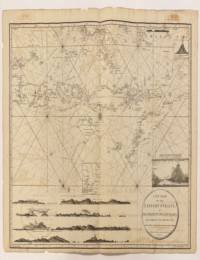 Item #324643 A New Chart of the Eastern Straits or The Straits to the East of Java with a Part of the Banda Sea. LAURIE, WHITTLE.