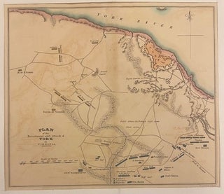Item #325083 Plan of the Investment and Attack of York in Virginia. John MARSHALL