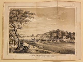 Item #325294 Macombs Dam, Harlem River 1850. D. T. VALENTINE, David Thomas