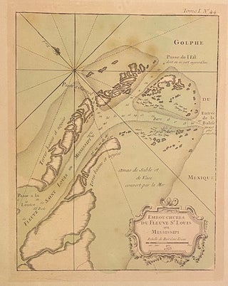 Item #325306 Embouchures du Fleuve St. Louis ou Mississippi. Jacques Nicolas BELLIN