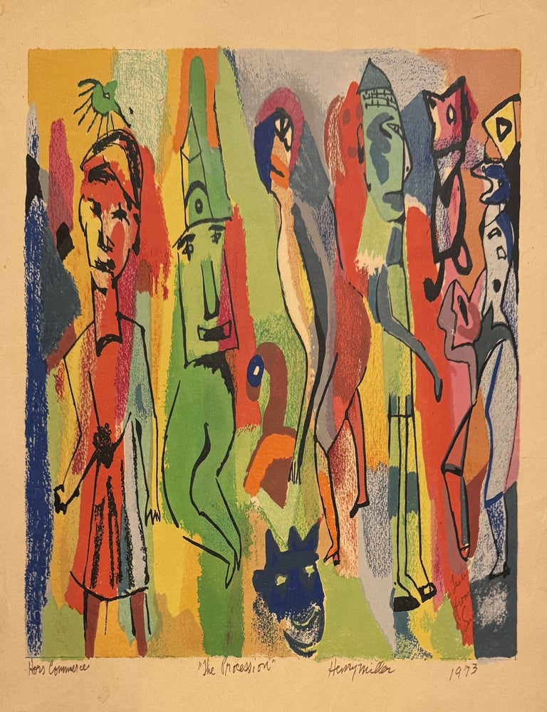 Item #325449 The Procession. Henry MILLER.