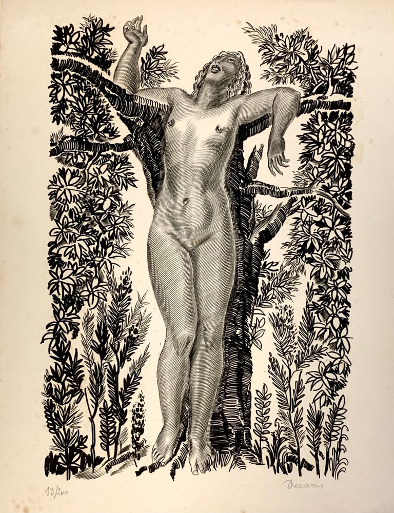Item #325578 Untitled; (Garden). Albert DECARIS.