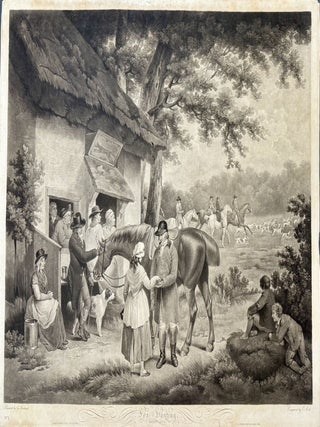Item #326242 Fox Hunting; Going Out. George MORLAND