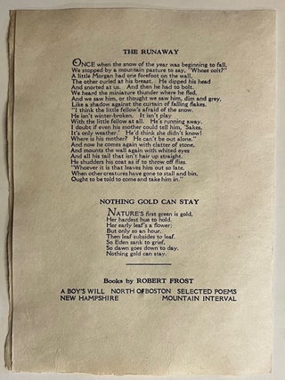 Several Short Poems