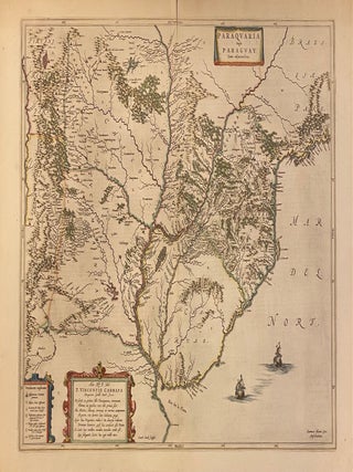 Item #326500 Paraquaria vulgo Paraguay cum adjacentibus. Johannes BLAEU