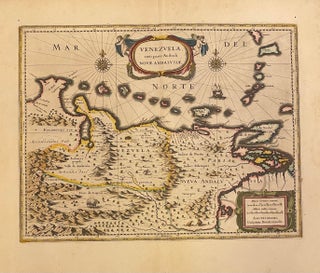 Item #326502 Venezuela cum parte Australi Novae Andalusiae. Willem BLAEU