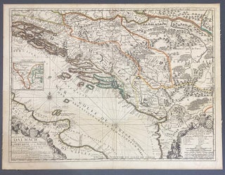 Item #326596 Le Royaume de Dalmacie Divise en les Comtez, Territoires etc. La Morlaquie, et la...