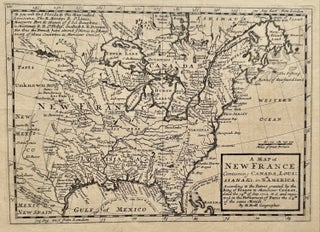 Item #326729 A Map of New France containing Canada, Louisiana, &c. in North America. Herman MOLL