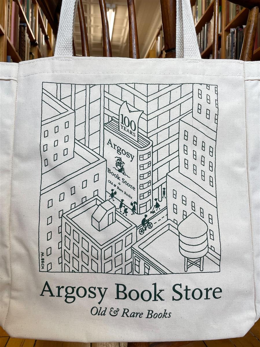 White Argosy Anniversary Tote Bag - Large | ARGOSY BOOK STORE