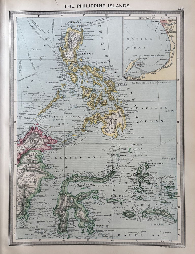 Item #327502 The Philippine Islands. LONDON GEOGRAPHICAL INSTITUTE.