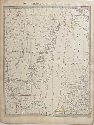 Item #327589 North America Sheet V The North West and Michigan Territories. SDUK, Society for the...