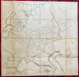 Item #327855 Carte de la partie Europeenne de l'Empire de Russie: avec l'indication des...