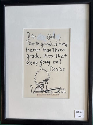 Item #328270 Original Cartoon Art - From the book Children's Letters to God. Stu HAMPLE
