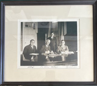 Item #328281 Original Photo of Andrew W Mellon and the International Banking Consortium. Andrew...