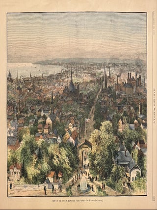 Item #328298 View of the City of Milwaukee. HARPER'S WEEKLY