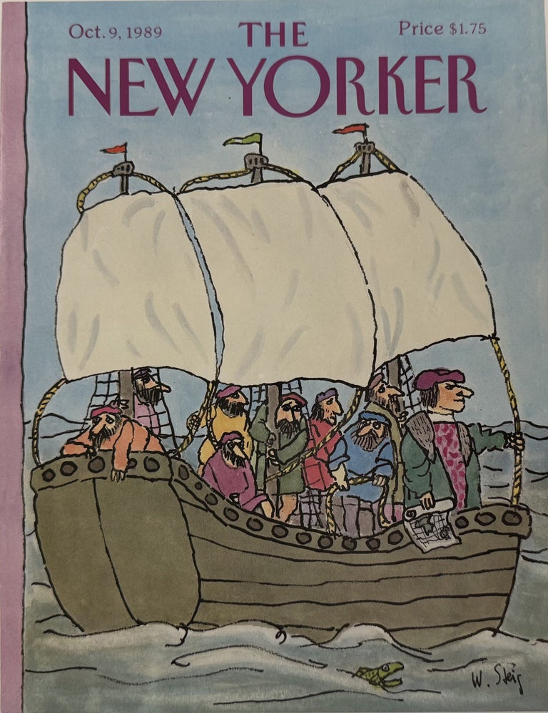 Item #328333 The New Yorker Magazine cover October 9, 1989. William STEIG.