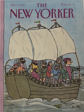 Item #328333 The New Yorker Magazine cover October 9, 1989. William STEIG