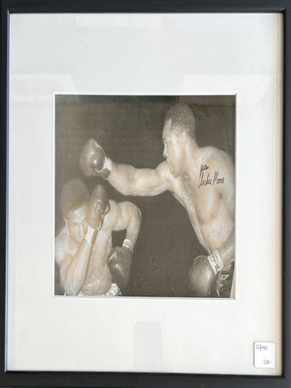 Item #328400 Boxing Photo Signed "from Archie Moore". Archie MOORE