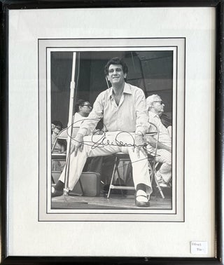 Item #328407 Signed Photograph of Placido Domingo taken at performance in 1975. Placido DOMINGO