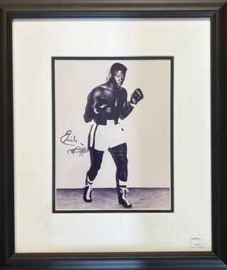 Item #328441 Signed Photograph of boxer Emile Griffith. Emile Alphonse GRIFFITH
