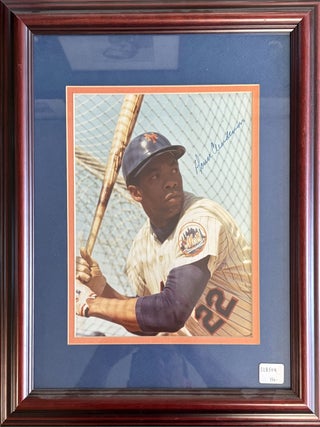 Item #328509 Signed Color Photograph of Donn Clendenon. Donn CLENDENON